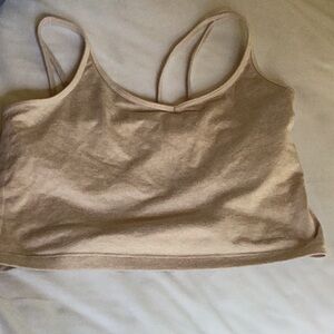 Oyster heather Vuori crop top
